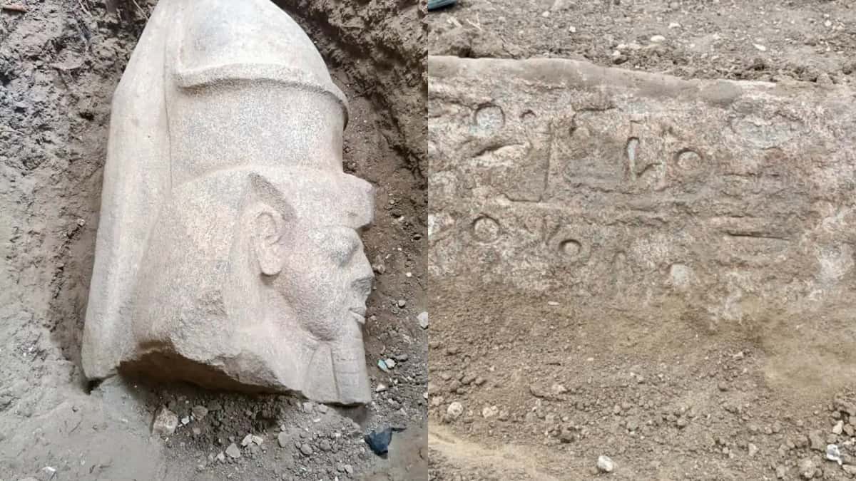 Người đàn ông bất ngờ phát hiện di tích tượng Pharaoh Ramses II cao gần 9 mét ngay trên đất nhà mình