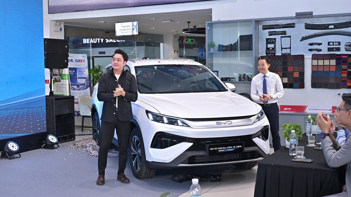 BYD Sealion 5 “đổ bộ” Hà Nội: SUV cỡ C kết hợp động cơ xăng và mô-tơ điện